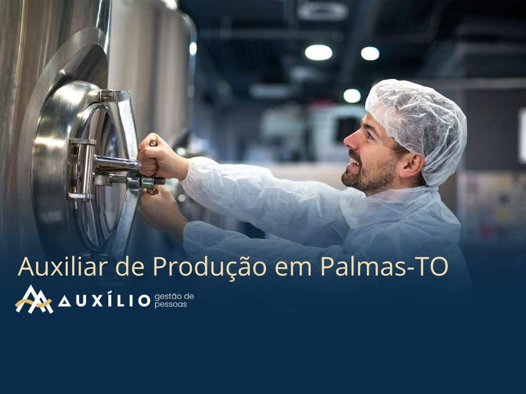 vaga de auxiliar de produção