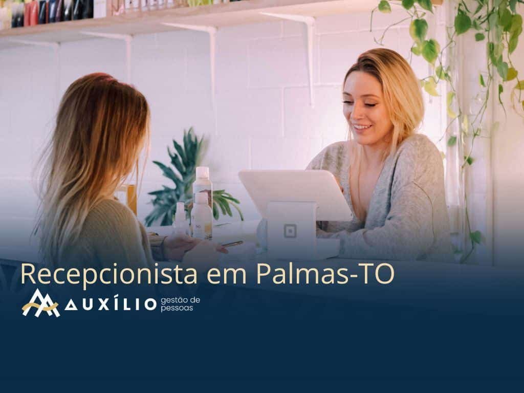 vaga de recepcionista