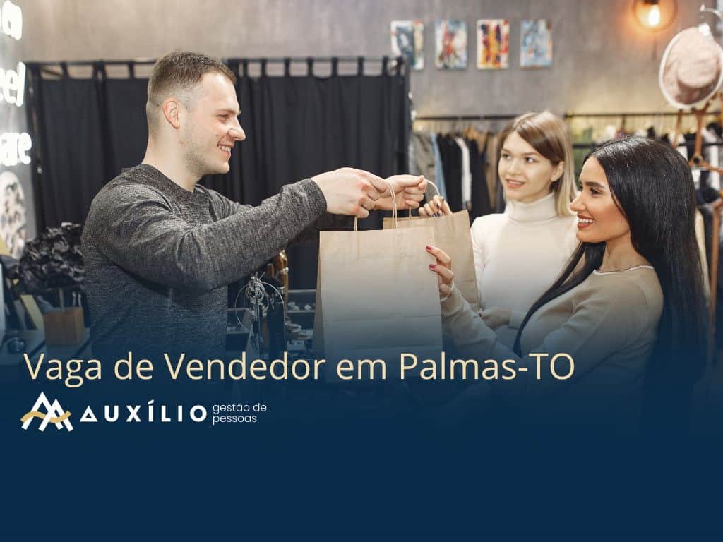 vaga de vendedor