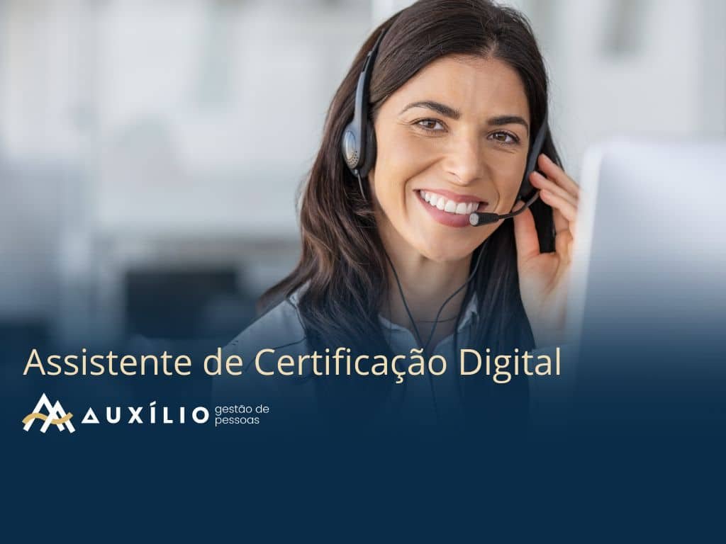 vaga de assistente de certificacao digital