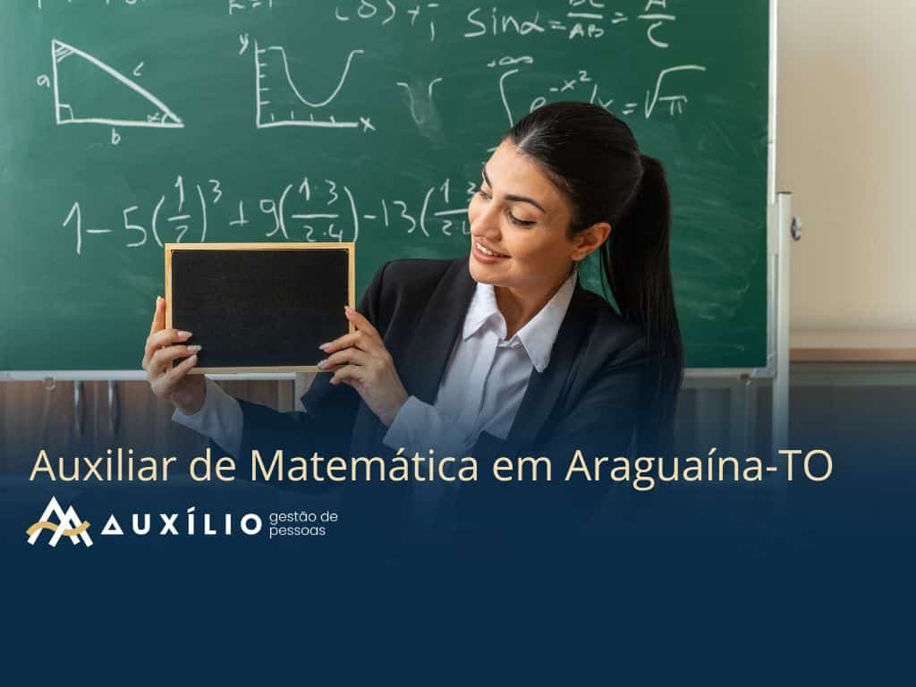vaga de auxiliar de matematica em araguaina