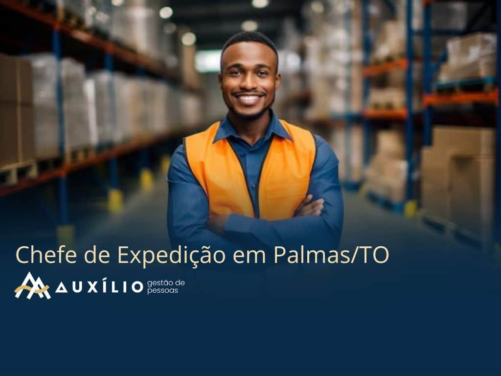 vaga de chefe de expedicao em palmas