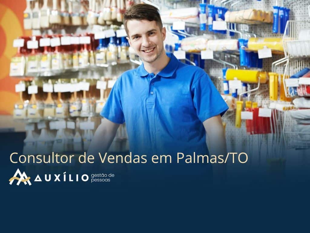 vaga de consultor de vendas em palmas