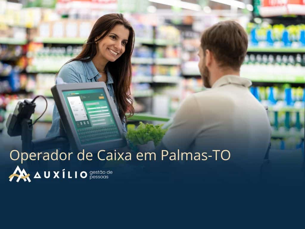 vaga de operador de caixa em palmas