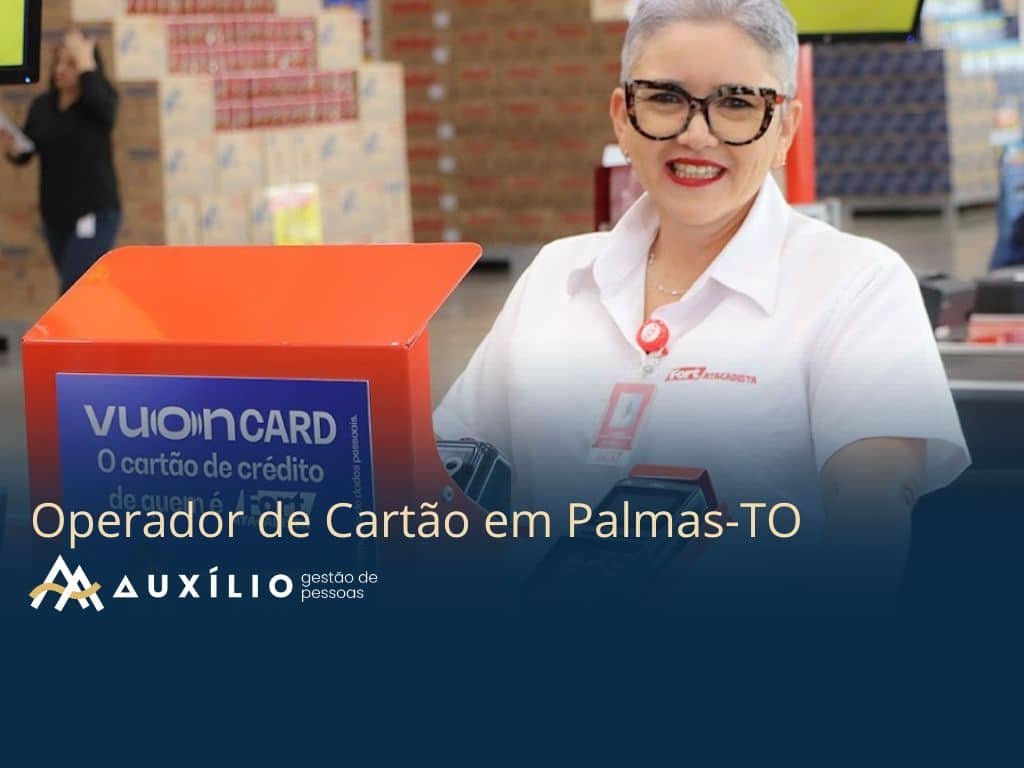 vaga de operador de cartao em palmas