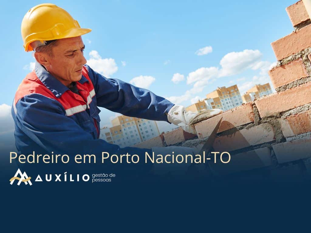 vaga de pedreiro em porto nacional