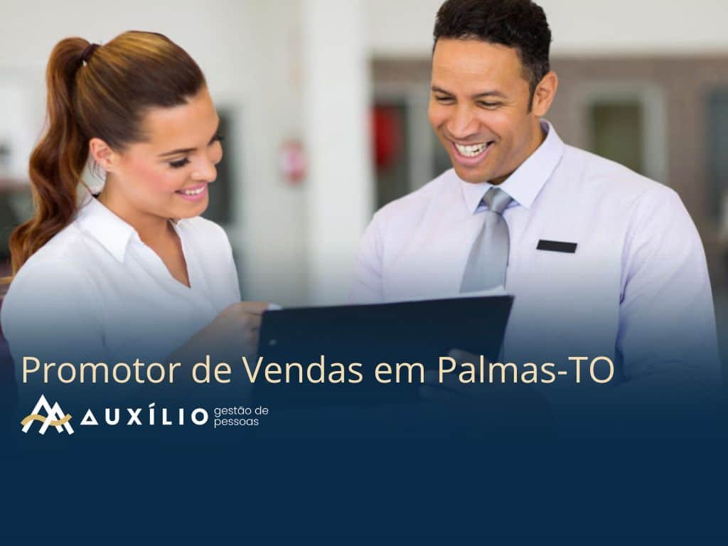 vaga de promotor de vendas externas em palmas