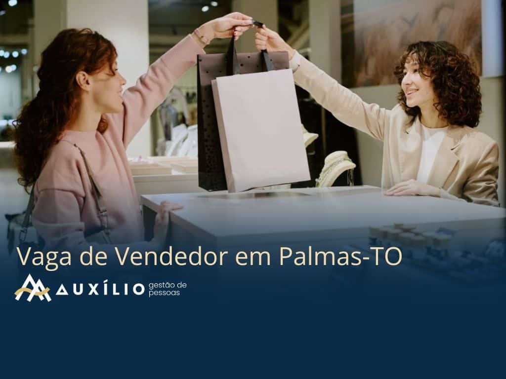 vaga de vendedor em palmas