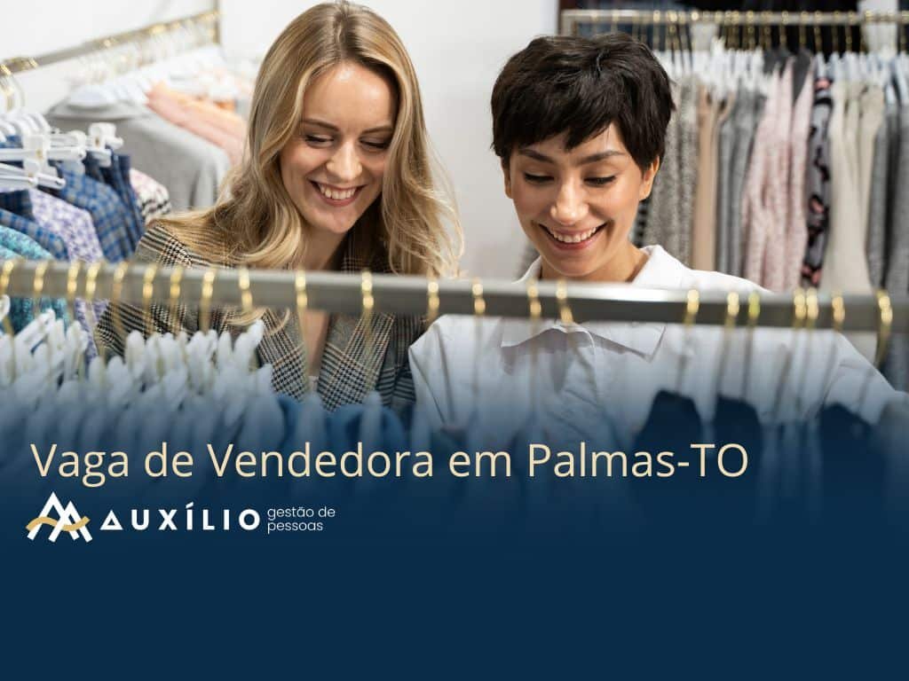 vaga de vendedora