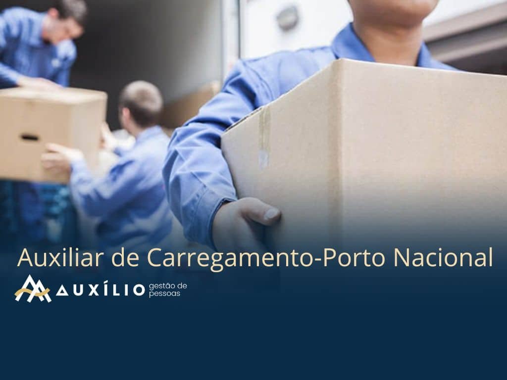 vaga de auxiliar de carregamento