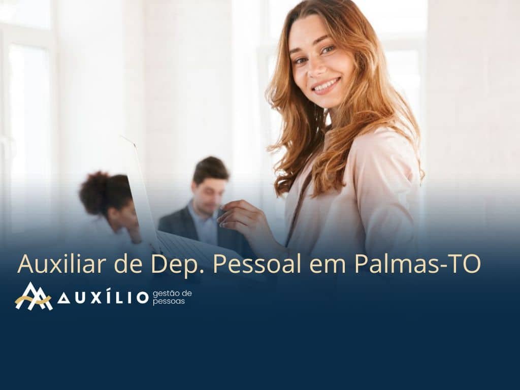 vaga de auxiliar de departamento pessoal