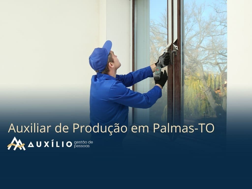 vaga de auxiliar de producao em palmas/to