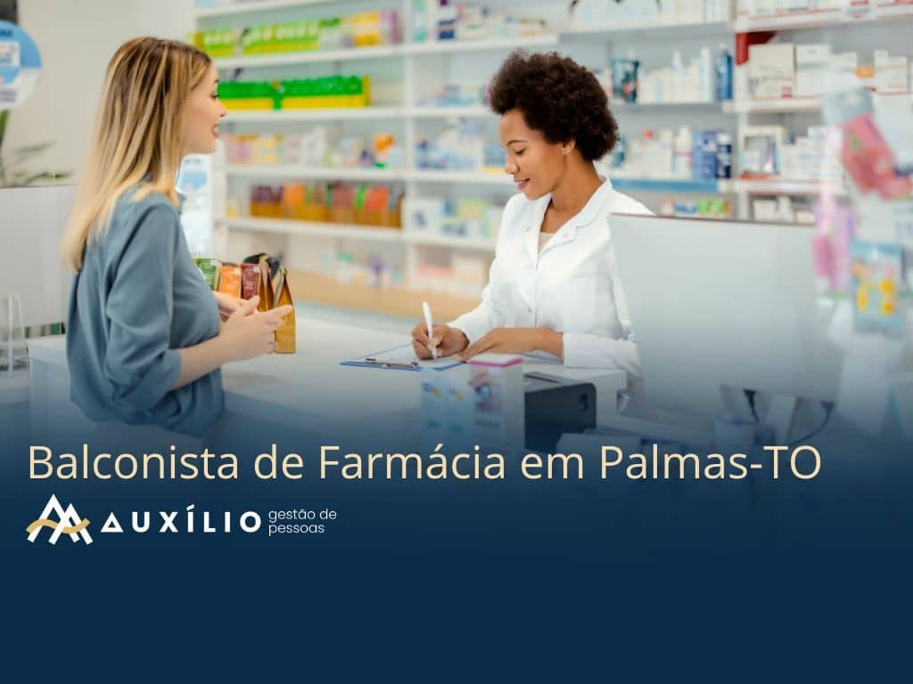 vaga de balconista de farmacia em palmas