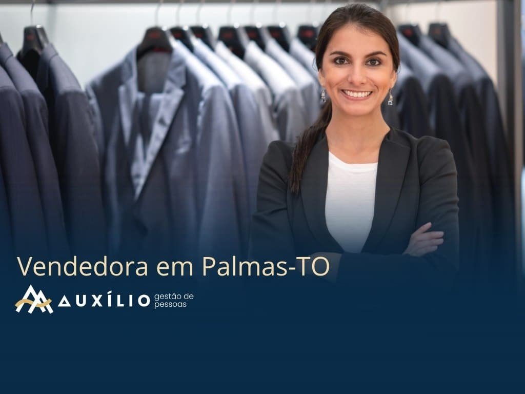 vaga de vendedora em palmas/to