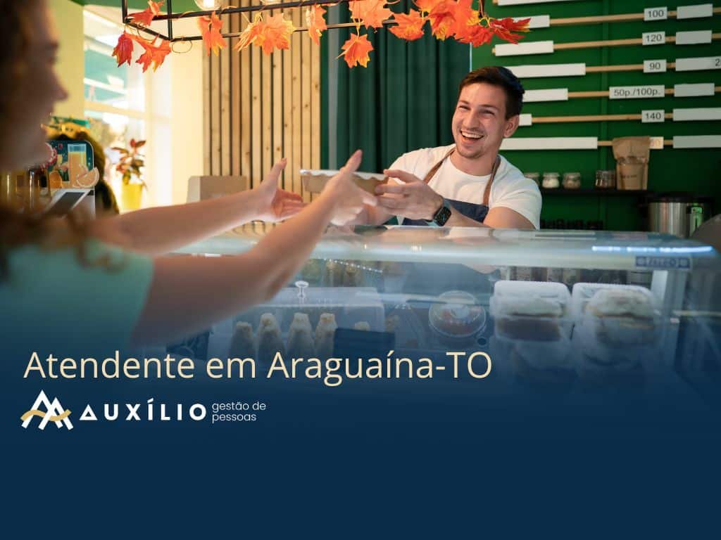 vaga de atendente em araguaina/to