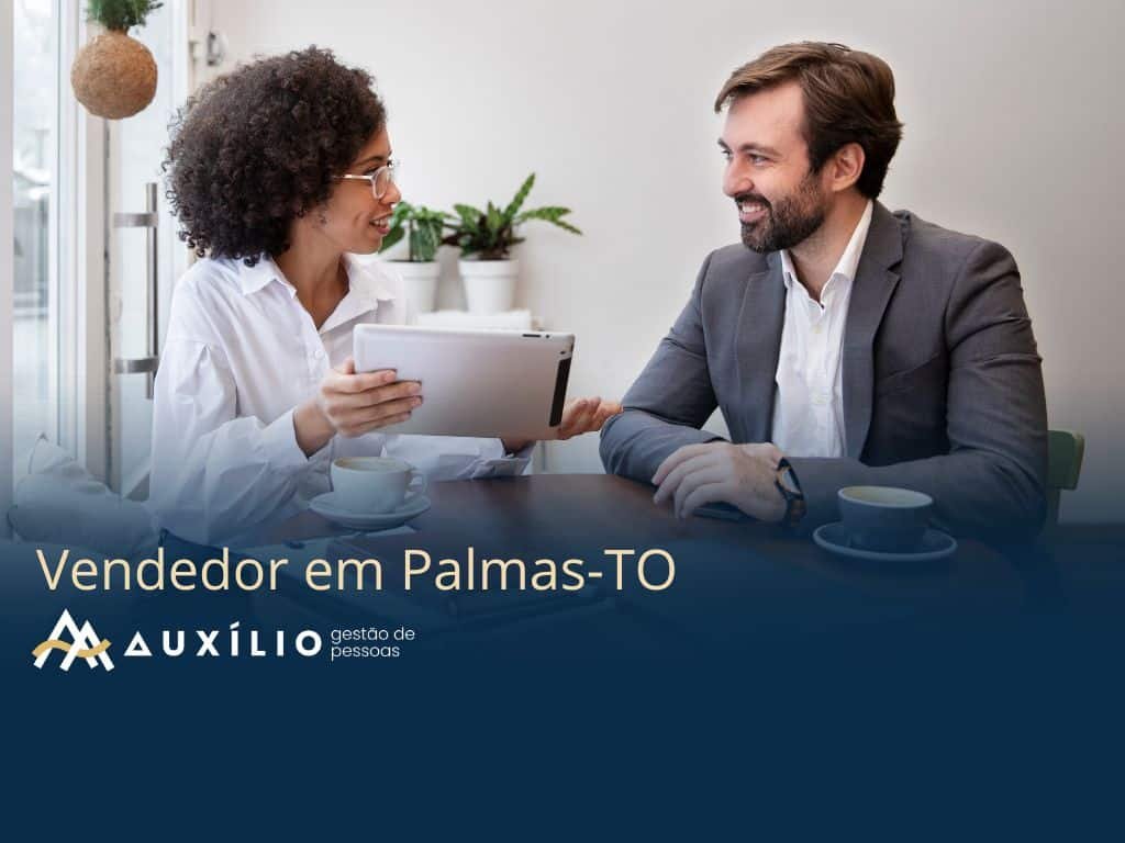 vaga de vendedor em palmas/to